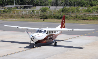 Aeronave Caravan na Abaeté